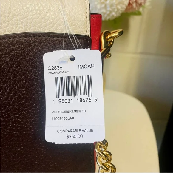Elegant Brown Leather Shoulder Bag